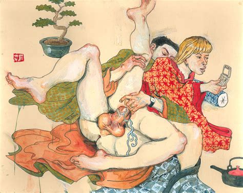 Contemporary Artist Puts A Modern Twist On Vintage Japanese Erotic Art Nsfw Huffpost