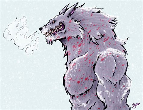 Werewolf Under Snow By Gwenonwyn On Deviantart