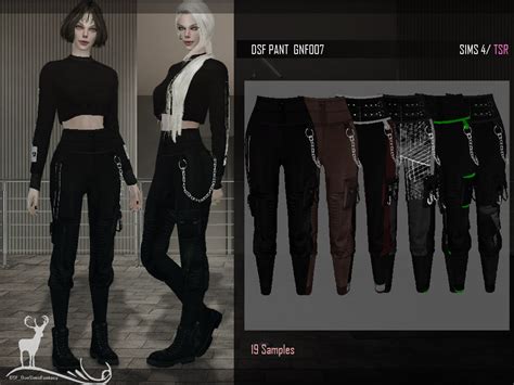 Dansimsfantasy The Sims 4 Womens Clothes Dsf Pant Gnf007