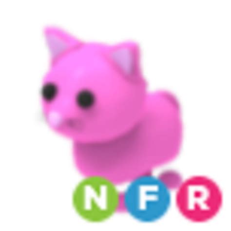 Pink Cat Neon Nfr Adopt Me Roblox Roblox Game Items