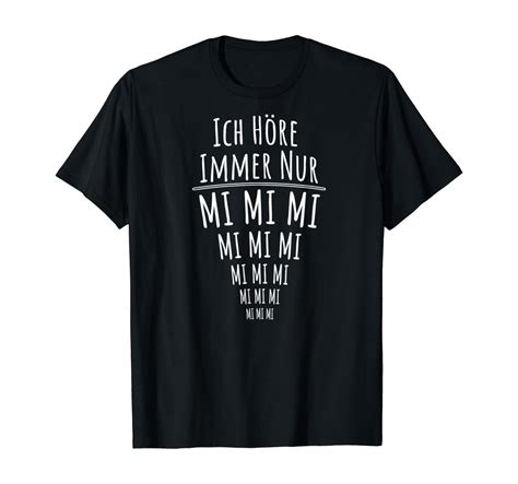 Ich Höre Immer Nur Mimimi Shirt Funshirt Statement T Shirt T Shirt Amazonde Bekleidung