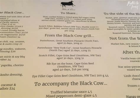 Black cat farm~table~bistro opened its doors in 2006. Black Cow Bistro Launceston: Australia's Best Steak ...