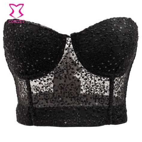 Gypsophila Paniculata Embroidery And Sequins Strapless Bra Crop Top Sexy Bralette Soutien Gorge