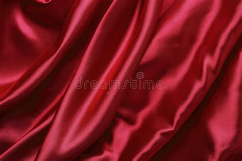 Red Satinsilk Fabric 1 Stock Photo Image Of Background 424694