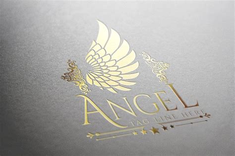 Angel Logo Angels Logo Business Card Design Creative Design Studio Logo