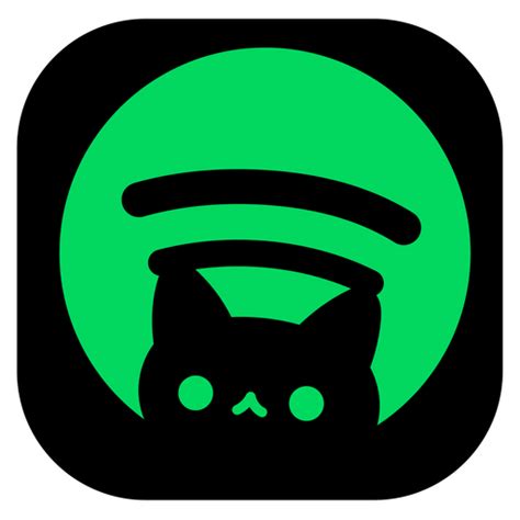 Spotify Cat Logo Sticker Sticker Mania