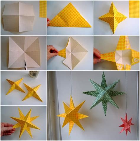 Make These Easy Paper Stars For Christmas