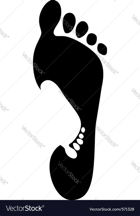 Feet Logo Royalty Free Vector Image Vectorstock