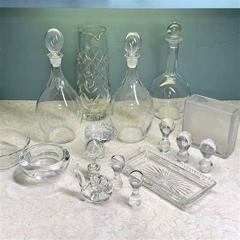 Estate Lot Of Glass Items