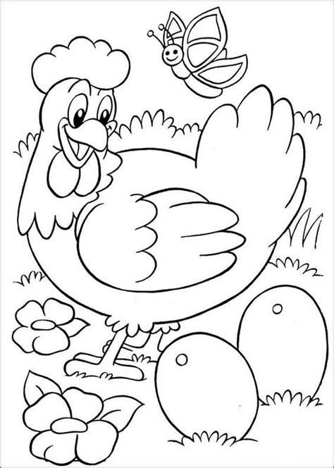 Untuk mengunduh file gambar atau men download gambar mewarnai ayam betina di atas. Koleksi Sketsa Mewarnai Gambar Ayam Terbaik