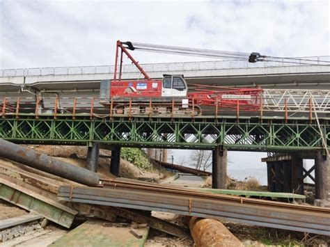 Steel Girder Rolled Beam Bridge Structure Welded Hot Dipped Galvanized