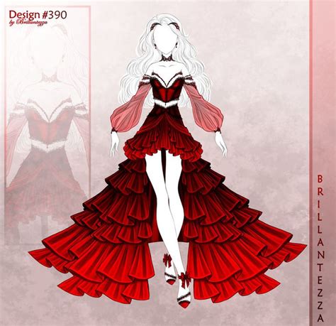 anime dress designs drawings