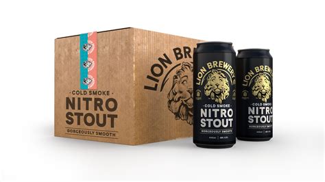 Nitro Stout 12 Cans — Lion Brewery Co Uk