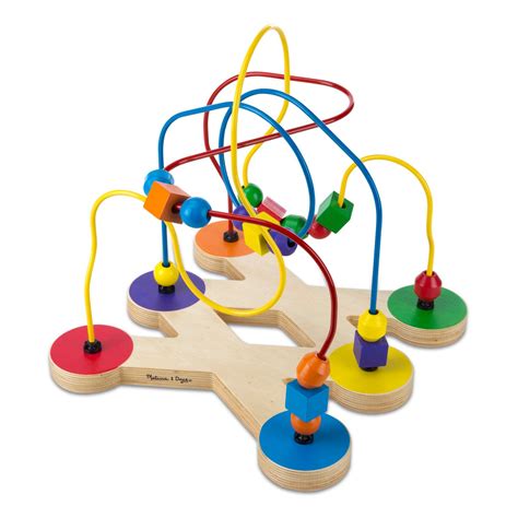 Melissa And Doug Classic Bead Maze Wooden Educational Toy