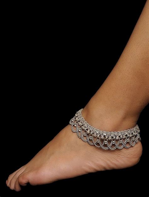 Buy Online At Silver Anklets Designs Bridal Anklet