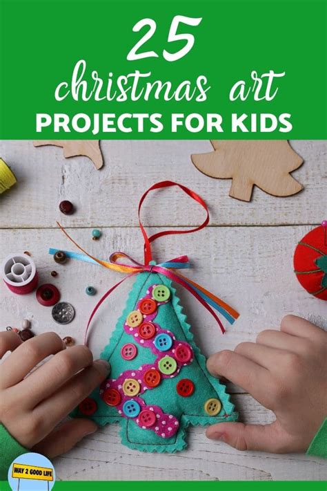 25 Christmas Art Project Ideas For Kids