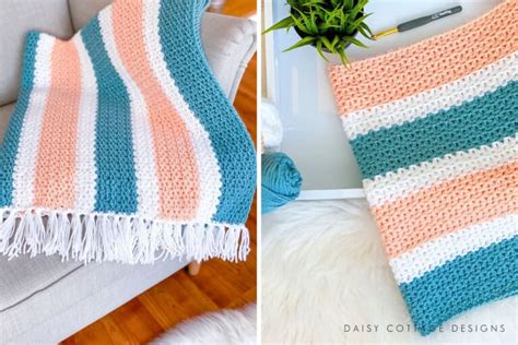 Half Double Crochet V Stitch Crochet Pattern Daisy Cottage Designs