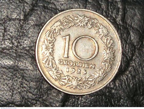 10 Groschen 1925 Republic 1924 1938 Austria Coin 4516