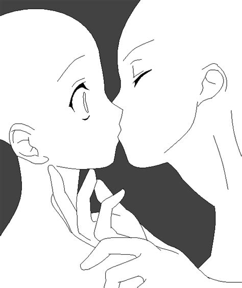 Kissing Base Drawing Base Hug Pillow Drawing Manga Poses Reference