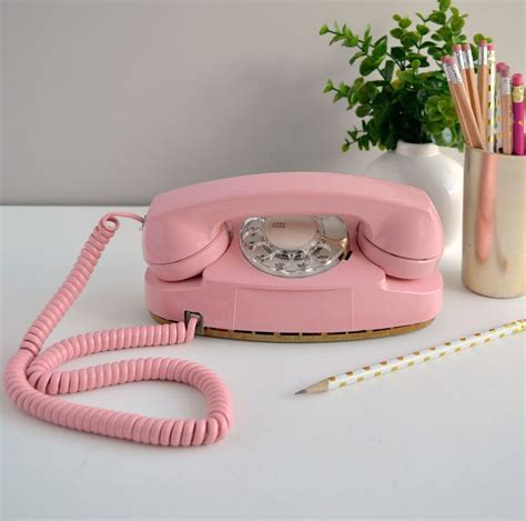 Rotary Dial Princess Phone In Pink Working Rotary Dial Pink Princess
