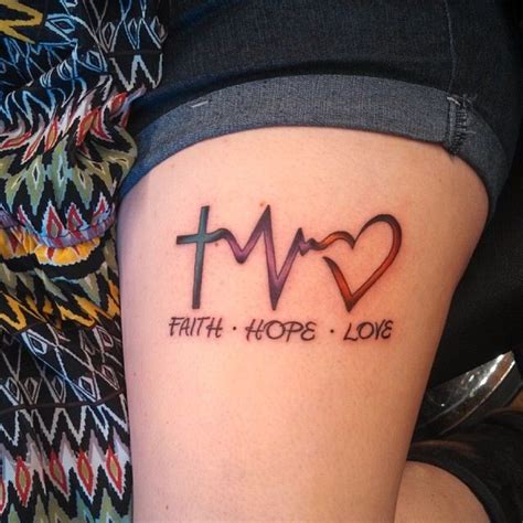 We will be very happy to help you. Faith. Hope. Love. | Tattoos for daughters, Tiny tattoos ...