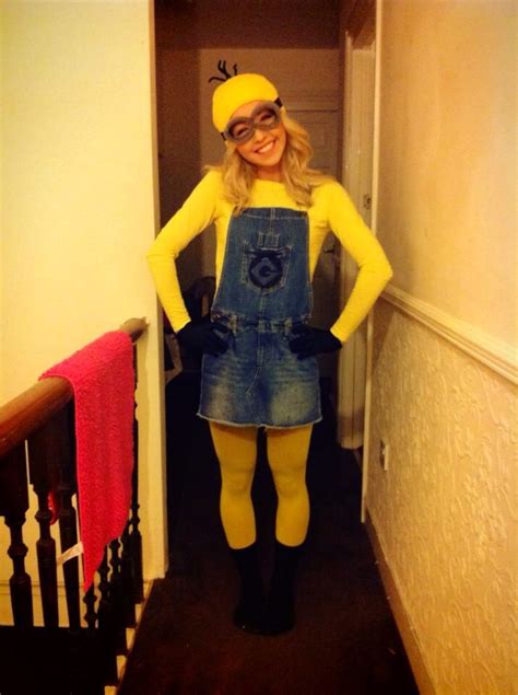 despicable me minion halloween fancy dress yellow group outfit easy diy homemade halloween