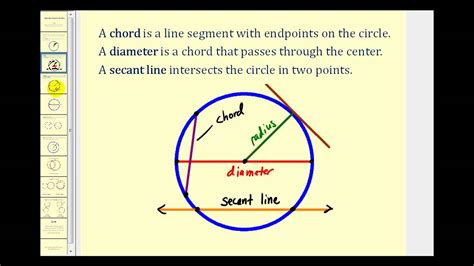 An arc is a continuous piece of a circle. Introduction to Circles - YouTube