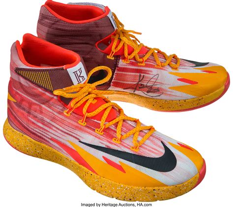 Kyrie irving's signature shoe, the nike kyrie, dropped in late 2014 when irving was a 4th year he was the 20th player to get a signature shoe with nike, but the first one since kevin durant, whose. 2014 Kyrie Irving Game Worn, Signed Cleveland Cavaliers ...