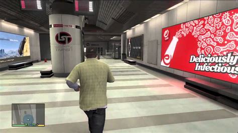 Underground Metro Train Station In Gta 5 Location Gameplay Youtube