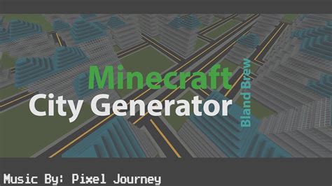 Minecraft City Generator For Bedrock Youtube