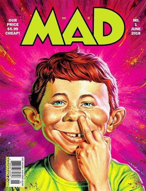 2 New Mad Magazine Logo Metal Tags Both Variants Only 50 Made Etsy
