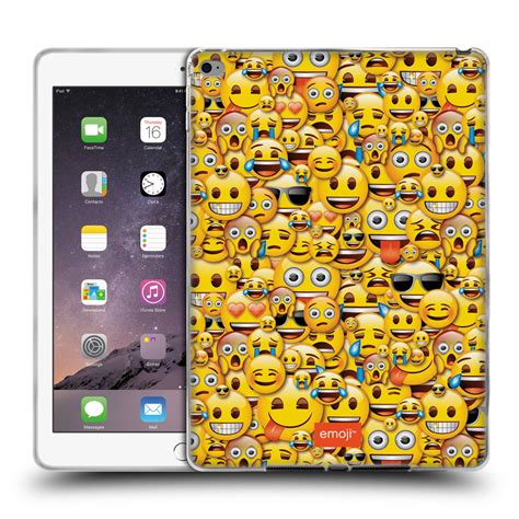 Official Emoji Full Patterns Soft Gel Case For Apple Samsung Tablets Ebay