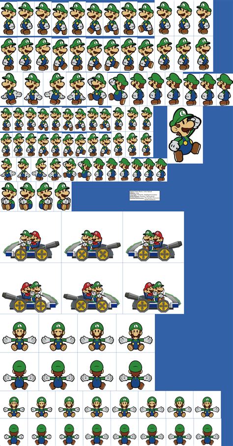 Wii U Paper Mario Color Splash Luigi The Spriters Resource