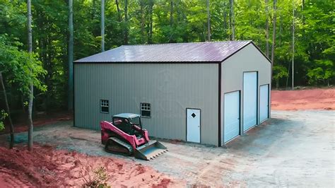 36x40x12 Metal Garage With Lean To 36x40 Garage With Lean To