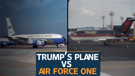 The revamp would be the first since president john f kennedy was in the presidential fleet includes two identical jets, and whichever one the president is aboard is given the signal name air force one. Trump's plane Vs. Air Force One - YouTube