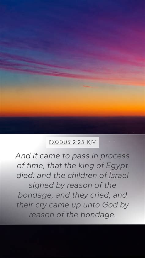 Exodus 223 Kjv Mobile Phone Wallpaper And It Came To Pass In Process