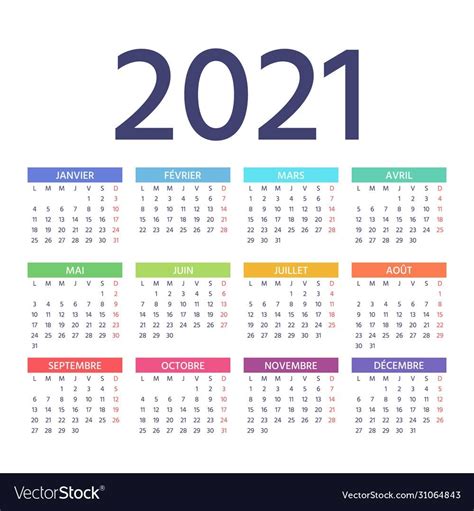 Universal France Calendar 2021 Time And Date Get Your Calendar Printable