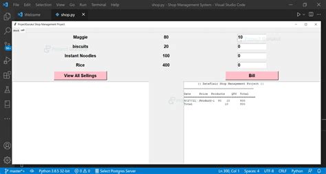 Store Management System In Python With Source Code Project Gurukul