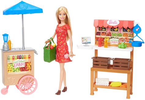 Barbie Career Sweet Orchard Farm Farmers Market With Barbie Doll Playset
