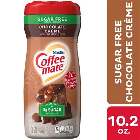 Coffee Mate Chocolate Creme Sugar Free Powder Coffee Creamer 102 Oz