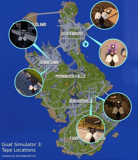Goat Simulator 3 All Tape Locations Certified Fresh Achievement R