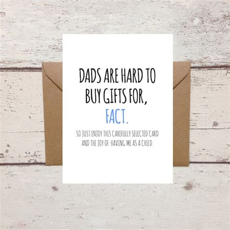 Funny Dad Birthday Card Sarcastic Card For Dad Etsy