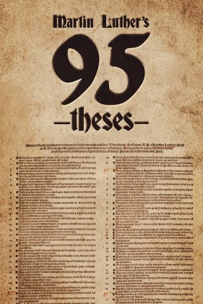 Luthers 95 Theses By Martin Luther For The Olive Tree Bible App On