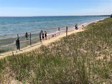 Rising Great Lakes Levels Impact Beaches At Whitefish Dunes State Park