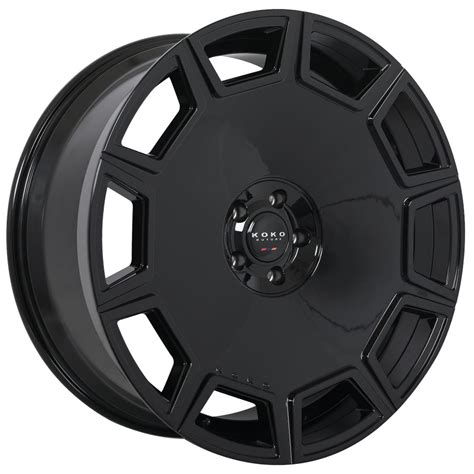 22 Koko Kuture Wheels Sicily Gloss Black Rims Kk045 3