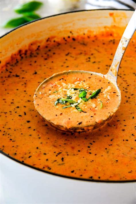 It was the best creamy tomato basil soup with parmesan i had ever had. BEST EVER Creamy Tomato Basil Soup with Parmesan (+ Video!)