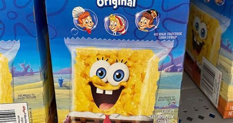 New Spongebob Squarepants Rice Krispies Treats Out Now