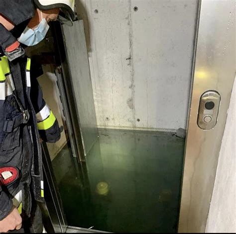 Another Pic From The Flooded Elevator Shaft Rsubmechanophobia