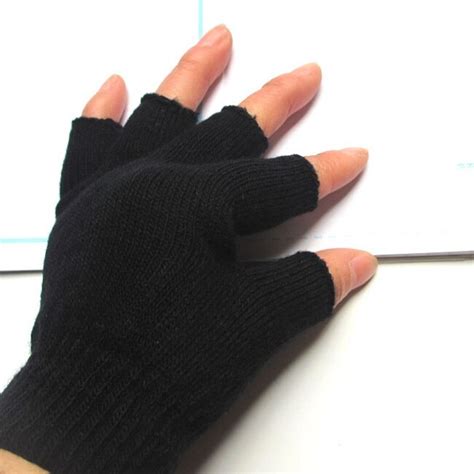 500pair Unisex Knitted Stretch Elastic Warm Half Finger Fingerless Gloves Men Women Glove For
