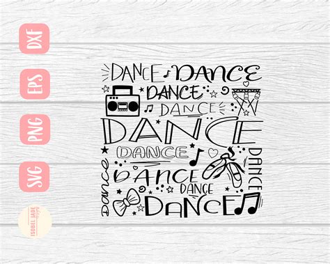 Dance Svg Design Dancer Life Svg File For Cricut Subway Art Svg